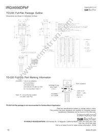 IRGI4056DPBF Datasheet Page 10