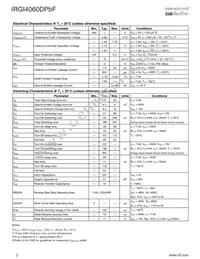 IRGI4060DPBF Datasheet Page 2