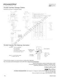 IRGI4062DPBF Datasheet Page 10