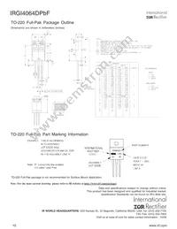 IRGI4064DPBF Datasheet Page 10