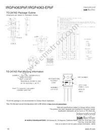 IRGP4063-EPBF Datasheet Page 10