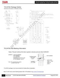 IRGP4266PBF Datasheet Page 9