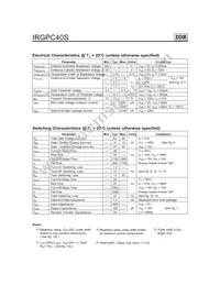 IRGPC40S Datasheet Page 2