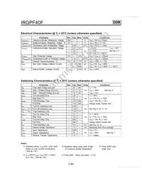 IRGPF40F Datasheet Page 2
