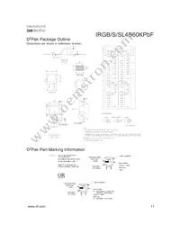 IRGS4B60KPBF Datasheet Page 11