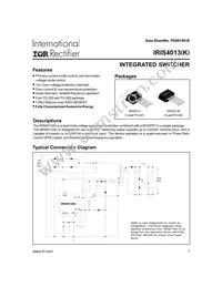 IRIS4013K Datasheet Cover