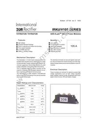 IRKU105/12A Datasheet Cover