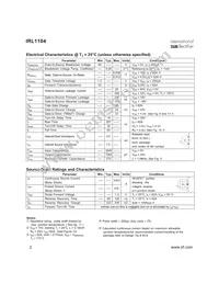 IRL1104 Datasheet Page 2