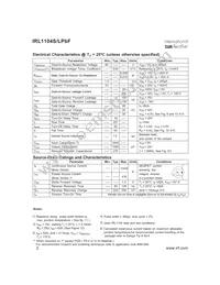 IRL1104STRLPBF Datasheet Page 2