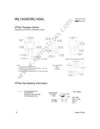 IRL1404L Datasheet Page 8