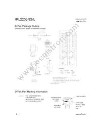 IRL2203NSTRR Datasheet Page 8