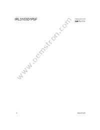 IRL3103D1PBF Datasheet Page 2