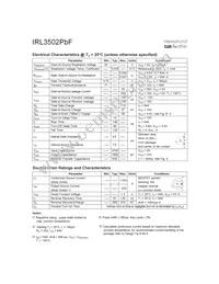 IRL3502PBF Datasheet Page 2