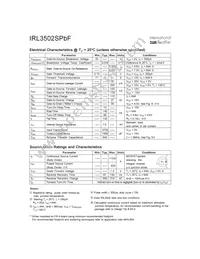IRL3502STRLPBF Datasheet Page 2
