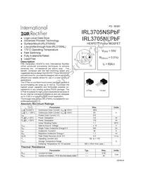 IRL3705NLPBF Datasheet Cover