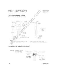 IRL3714STRR Datasheet Page 8