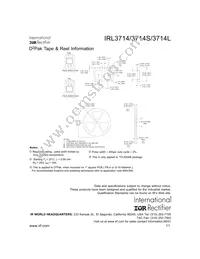 IRL3714STRR Datasheet Page 11