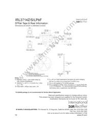 IRL3714ZSTRLPBF Datasheet Page 12