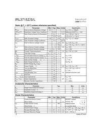 IRL3715ZSTRRPBF Datasheet Page 2