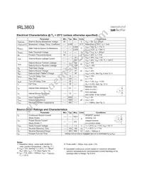 IRL3803 Datasheet Page 2