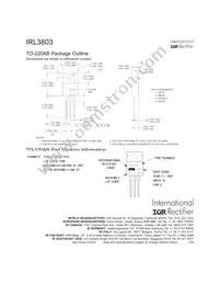 IRL3803 Datasheet Page 8