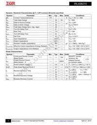 IRL40B215 Datasheet Page 3