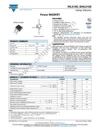 IRL510STRR Datasheet Cover