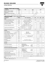IRL520STRR Datasheet Page 2