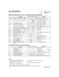 IRL5602STRLPBF Datasheet Page 2