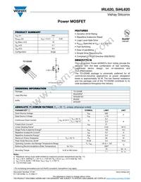 IRL620 Datasheet Cover