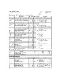 IRL8113S Datasheet Page 2