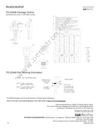 IRLB3036GPBF Datasheet Page 8