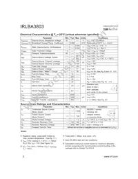 IRLBA3803 Datasheet Page 2