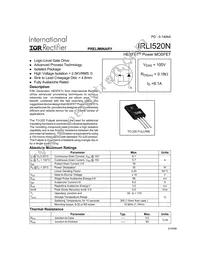 IRLI520N Datasheet Cover