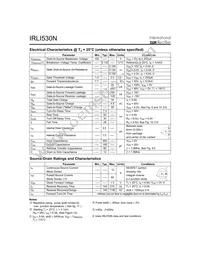 IRLI530N Datasheet Page 2