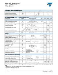 IRLI540G Datasheet Page 2