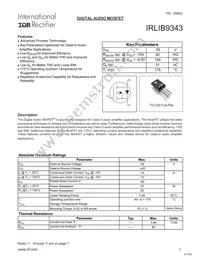 IRLIB9343 Datasheet Cover