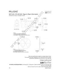 IRLL024Z Datasheet Page 10