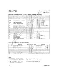 IRLL2705TR Datasheet Page 2