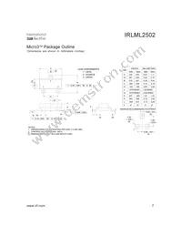 IRLML2502TR Datasheet Page 7