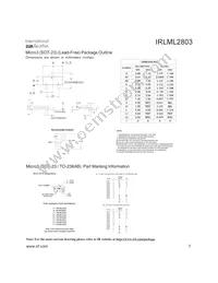 IRLML2803TR Datasheet Page 7