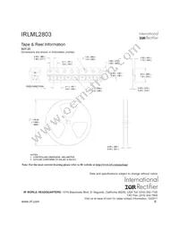 IRLML2803TR Datasheet Page 8