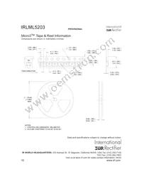 IRLML5203 Datasheet Page 10
