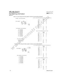 IRLML6401TR Datasheet Page 8