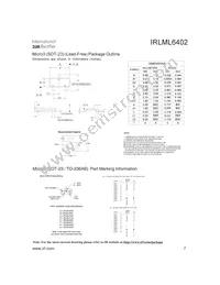 IRLML6402TR Datasheet Page 7