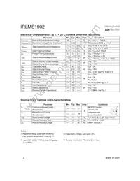 IRLMS1902TR Datasheet Page 2