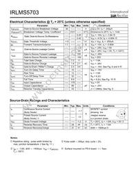 IRLMS5703TR Datasheet Page 2