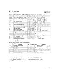 IRLMS6702TR Datasheet Page 2