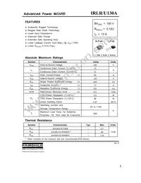 IRLR130ATM Datasheet Cover