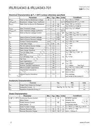 IRLR4343-701PBF Datasheet Page 2